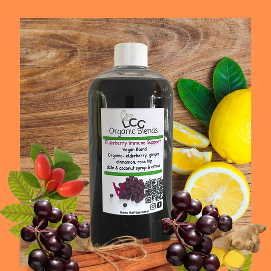 Organic Immune Boosting Elderberry Vegan Blend - 16 oz